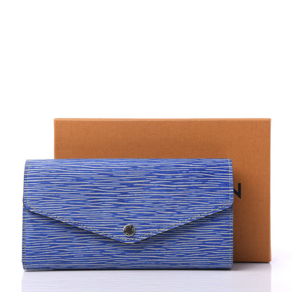 Louis Vuitton Epi Sarah Wallet NM Denim Light 10 of 10