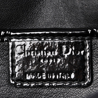 Christian Dior Patent Cannage Lady Dior Convertible Clutch Black 7 of 9