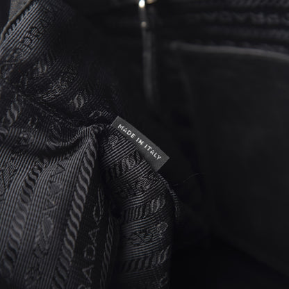 Prada Tessuto Nylon Tassel Duffel Bag Black 7 of 14