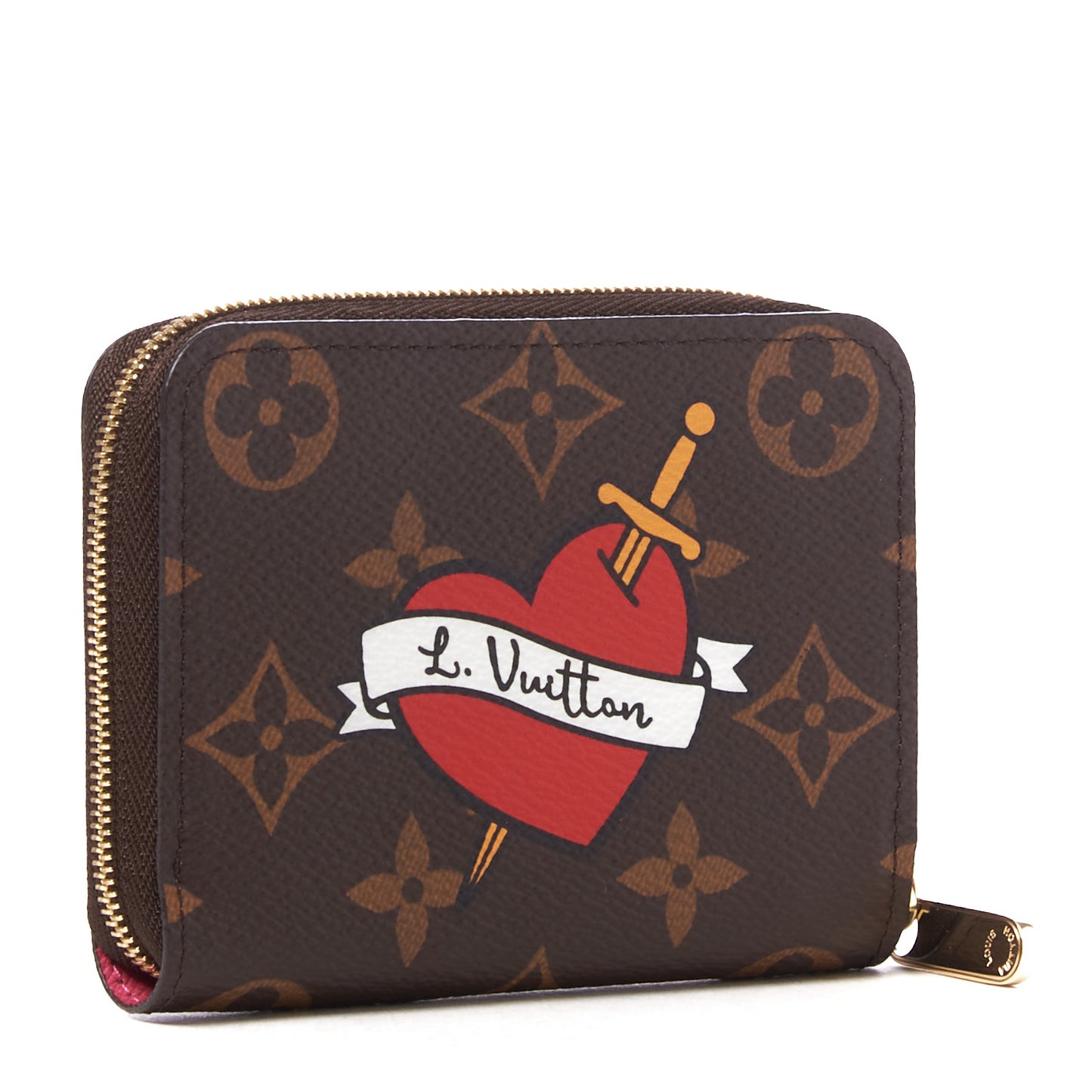 Monogram Travel Stickers Zippy Coin Purse