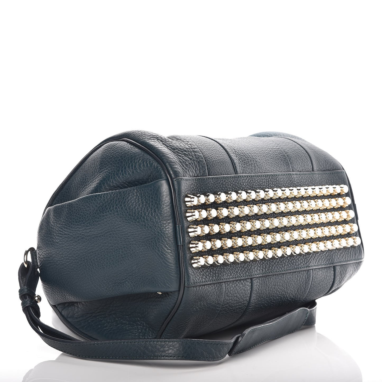 Lambskin Rocco Duffel Dark Argon Pale Gold Hardware
