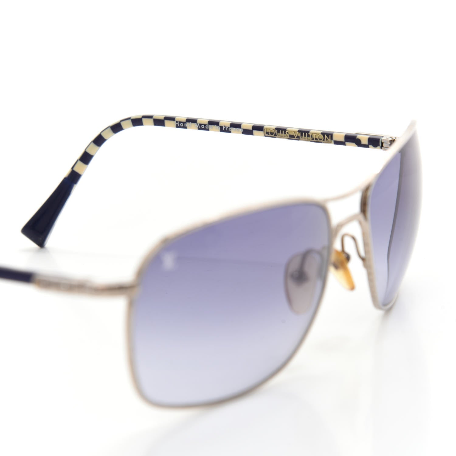 Louis Vuitton Metal Conspiration Pilote Sunglasses Z0066U Silver 7 of 7