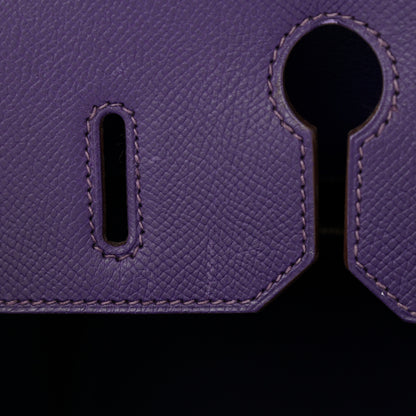 Hermes Epsom Birkin 35 Iris 11 of 12