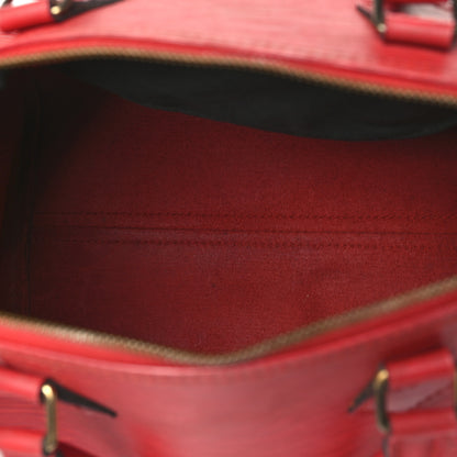 Louis Vuitton Epi Speedy 30 Castillan Red 4 of 8