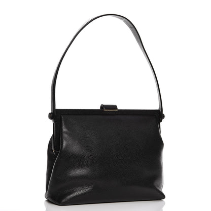 Chanel Caviar Frame Evening Bag Black 5 of 29