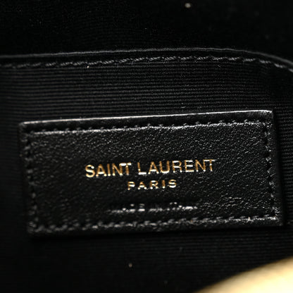 Saint Laurent Calfskin Matelasse Monogram Lou Camera Bag Dark Beige 6 of 10