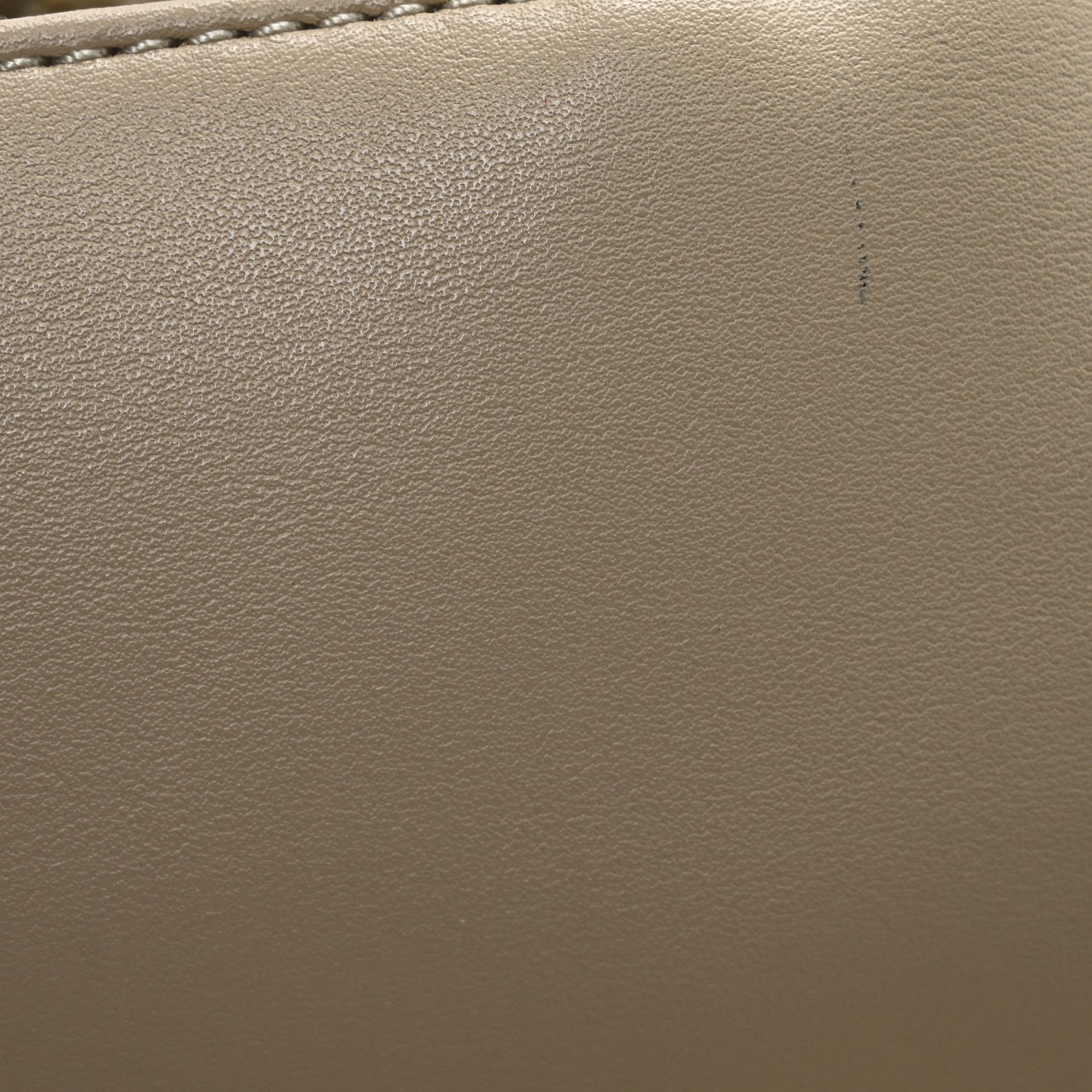 Vegan Leather Small Shopping Bag Cream