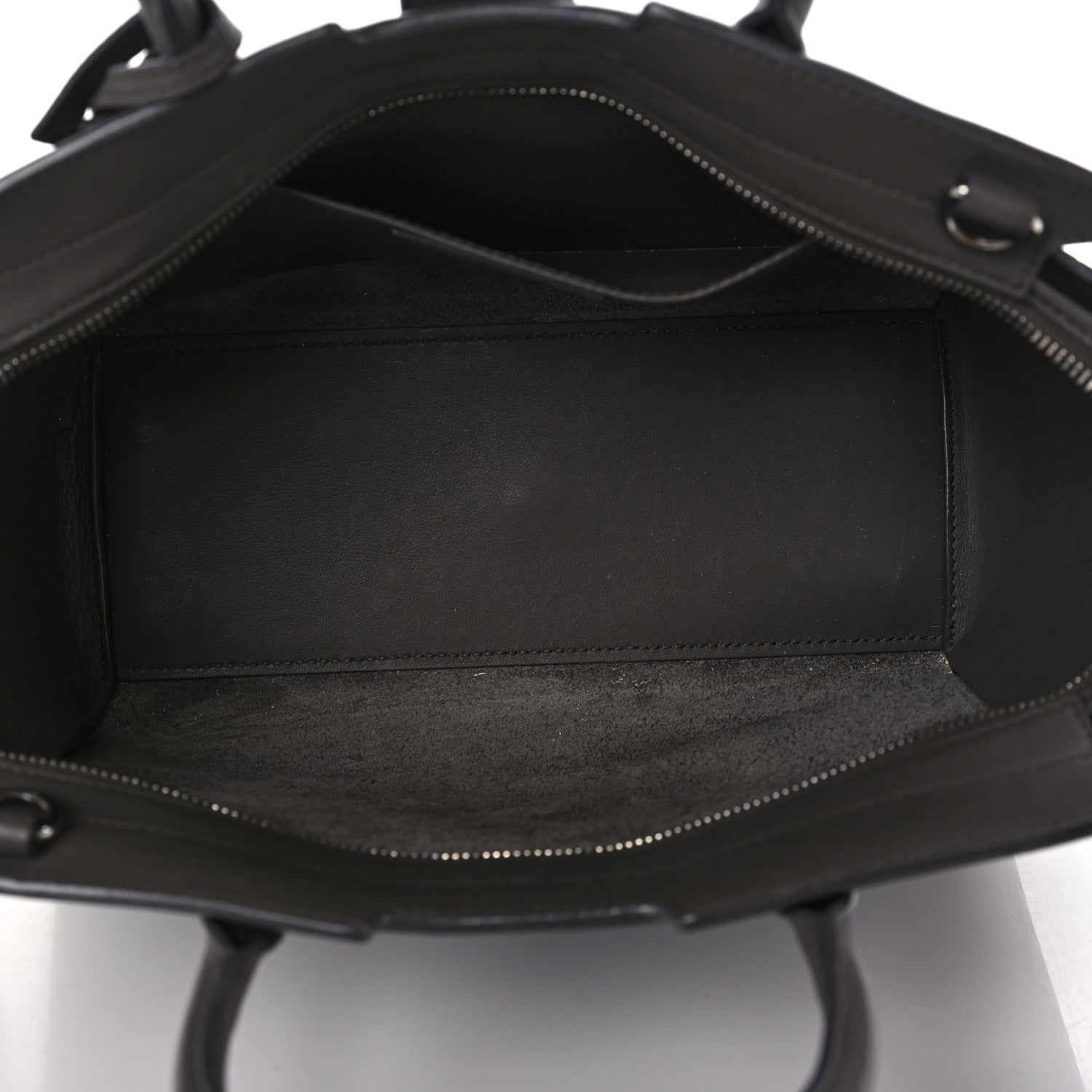 Saint Laurent Smooth Calfskin Crocodile Embossed Baby Monogram Downtown Cabas Earth 5 of 8