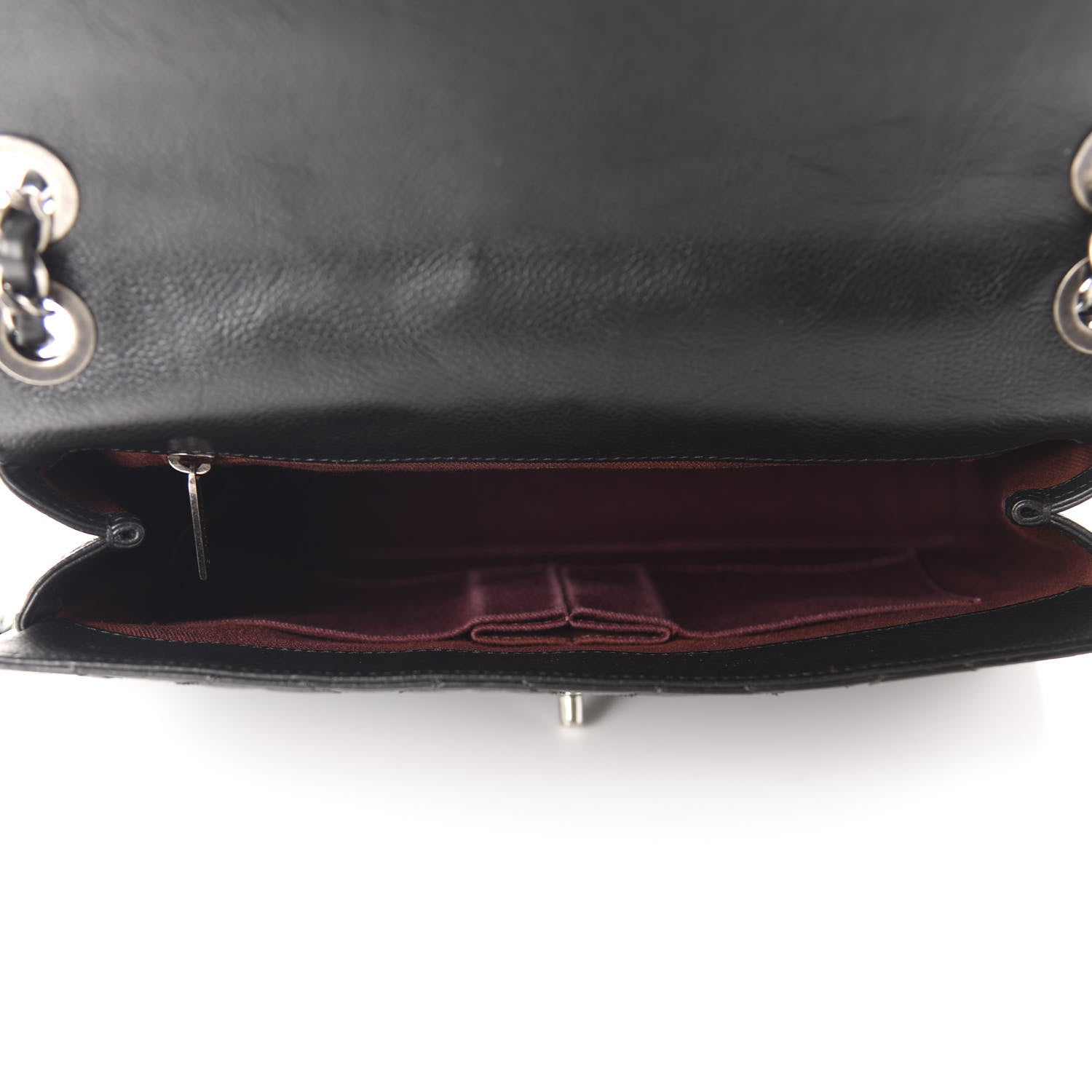 Chanel Crumpled Grained Calfskin Medium CC Crave Flap Black 5 of 10