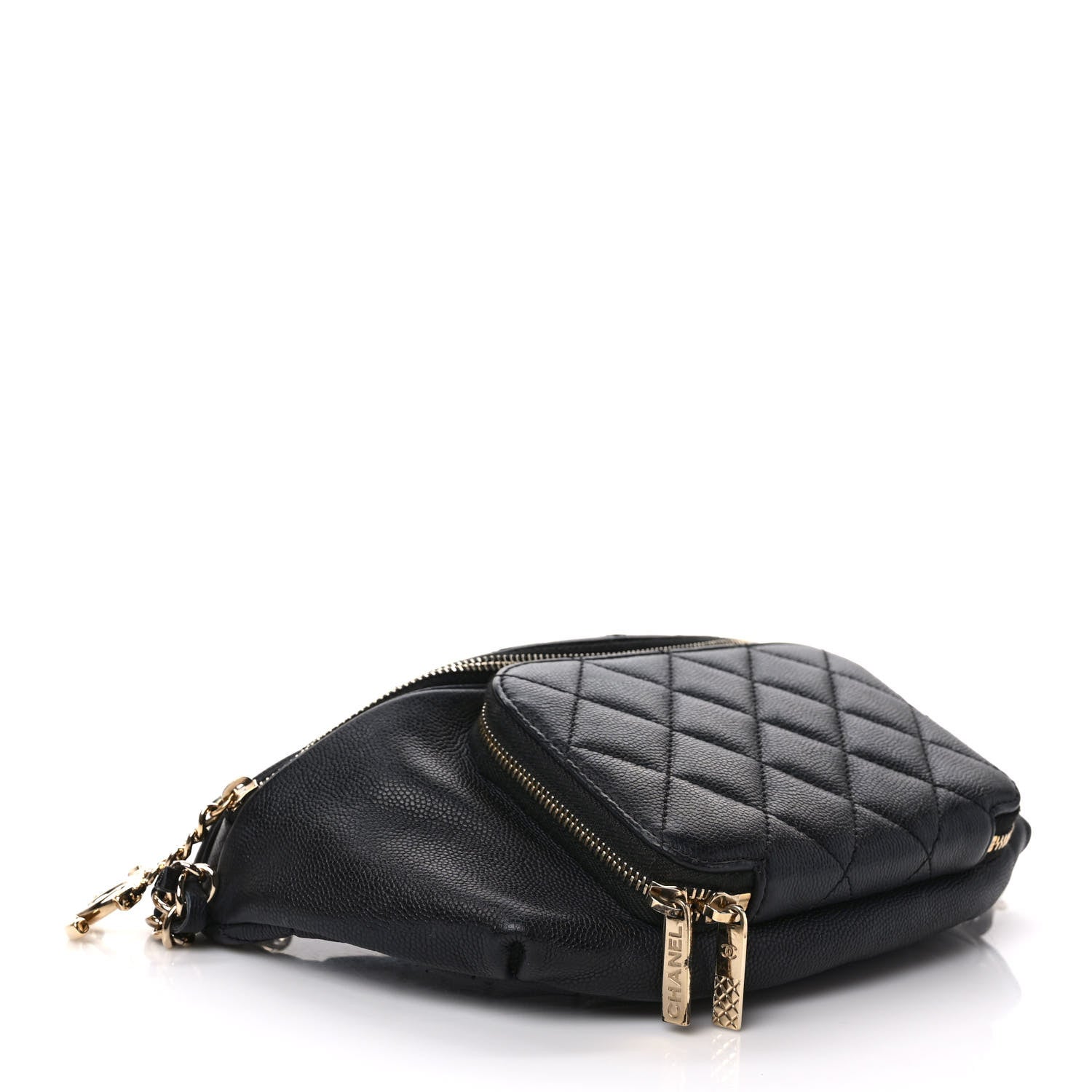 Chanel Caviar Quilted Business Affinity Waist Belt Bag Black 4 of 9