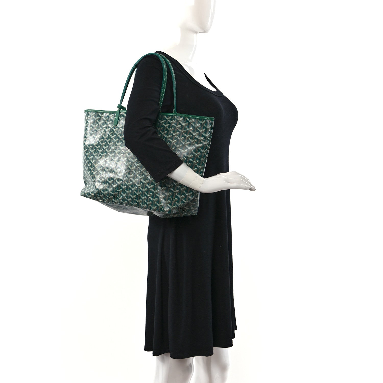 Goyard Goyardine Saint Louis PM Green 2 of 10