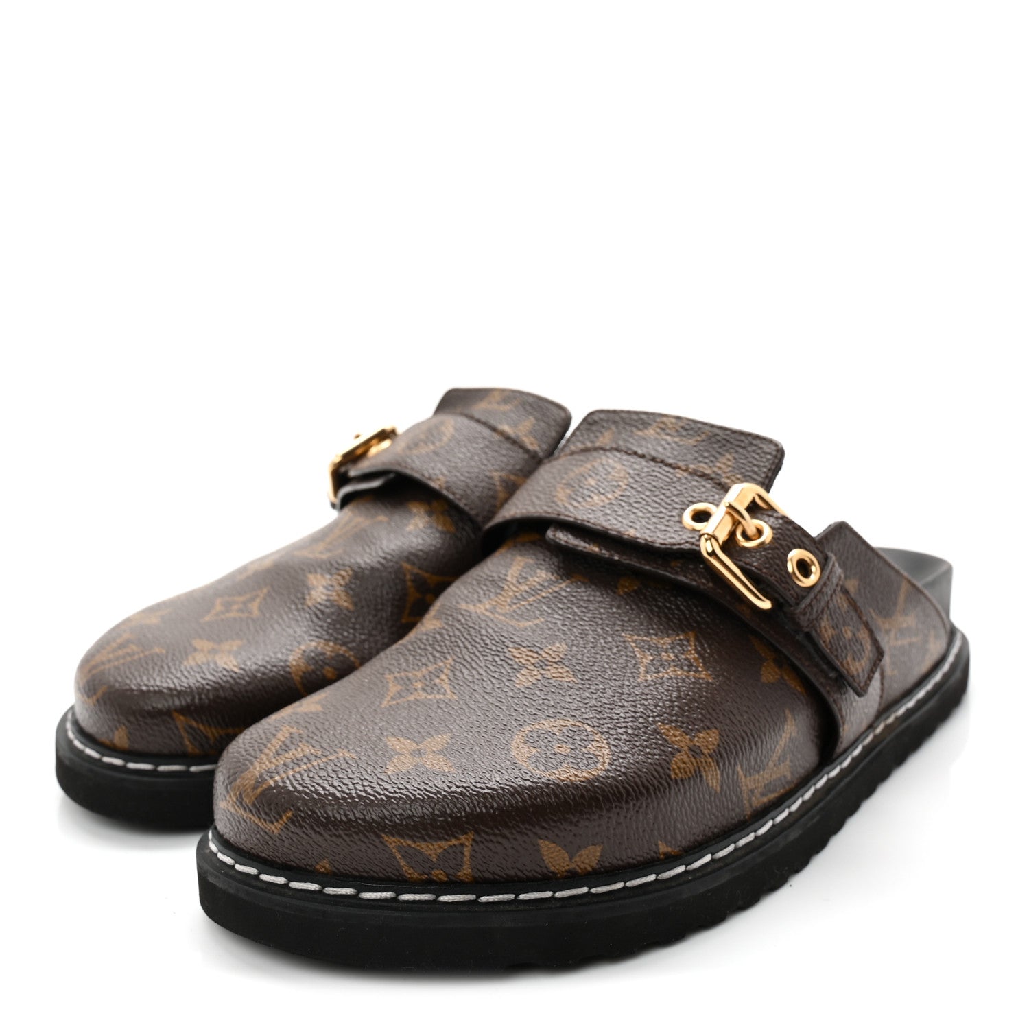 美品 LOUIS VUITTON シルエット ミュール モノグラム 37 中古・古着通販】LOUIS VUITTON (ルイ ヴィトン) モノグラムデニム