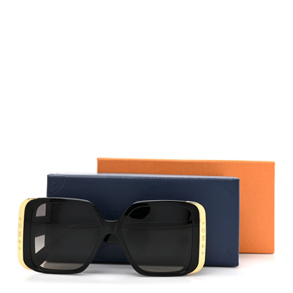 Louis Vuitton Acetate LV Moon Square Sunglasses Z1664W Black 7 of 7