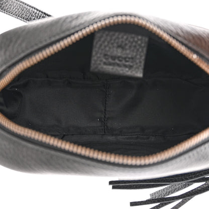 Gucci Pebbled Calfskin Mini Soho Disco Bag Black 5 of 11