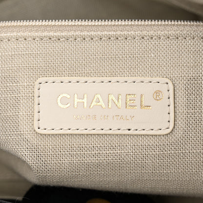 Chanel Mixed Fibers Small Deauville Tote Black 6 of 10