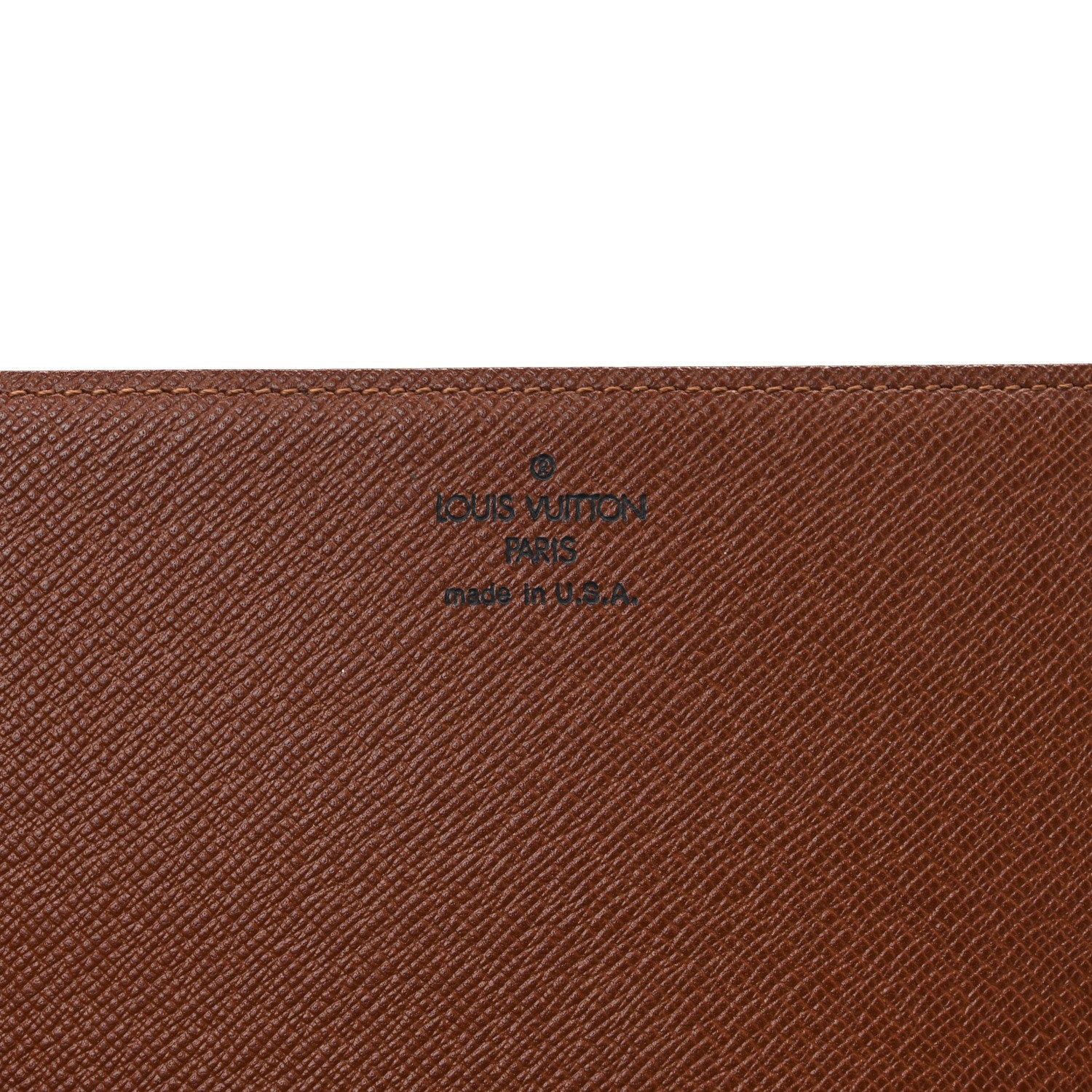 Louis Vuitton Monogram Simple Checkbook Holder Wallet 6 of 6