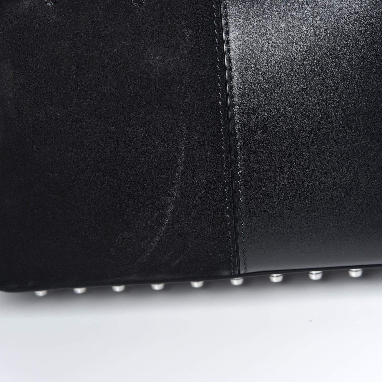 Alexander Wang Suede Calfskin Small Rogue Satchel Black Silver Hardware 6 of 14