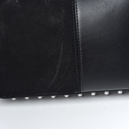 Alexander Wang Suede Calfskin Small Rogue Satchel Black Silver Hardware 6 of 14