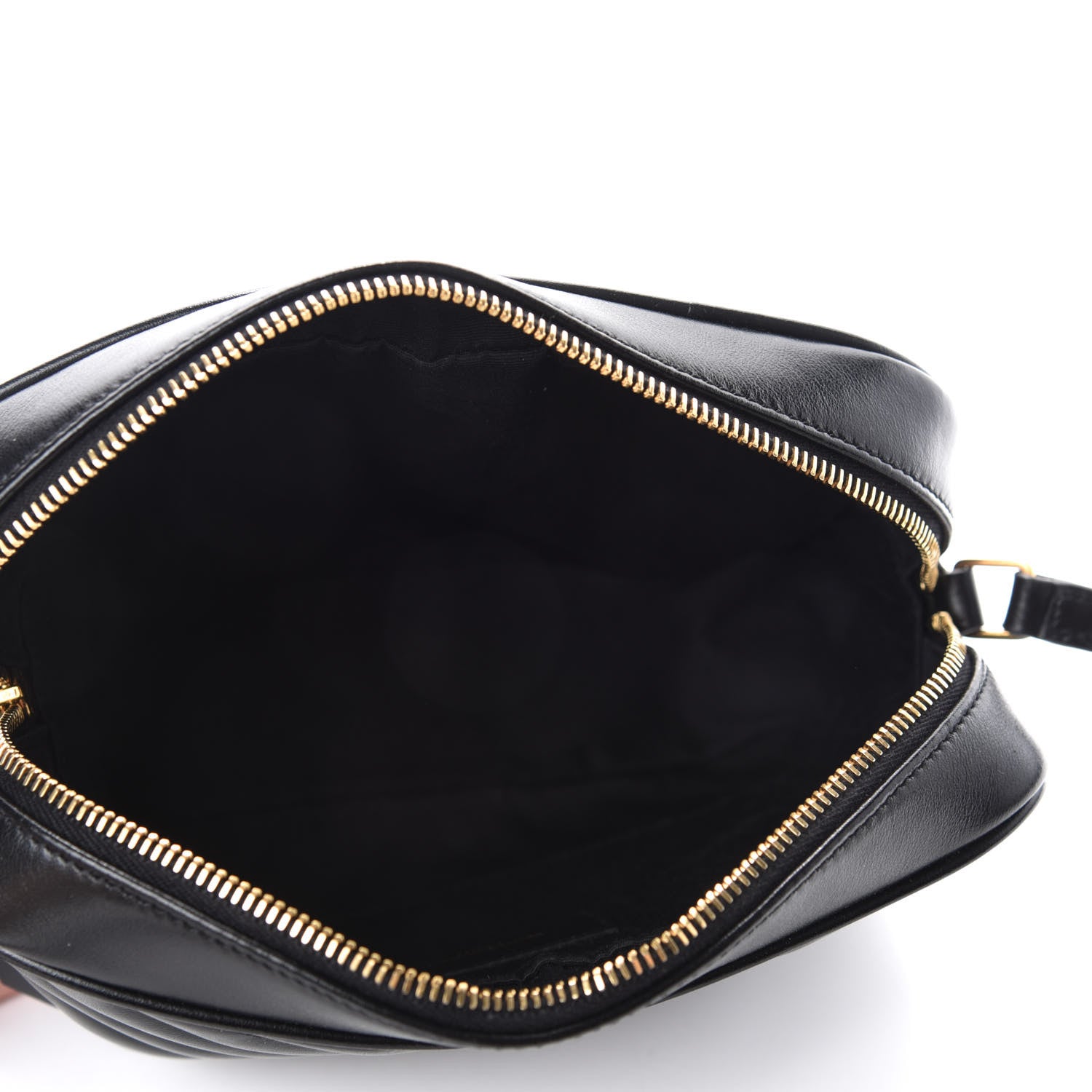 Saint Laurent Calfskin Matelasse Monogram Lou Camera Bag Black 5 of 10