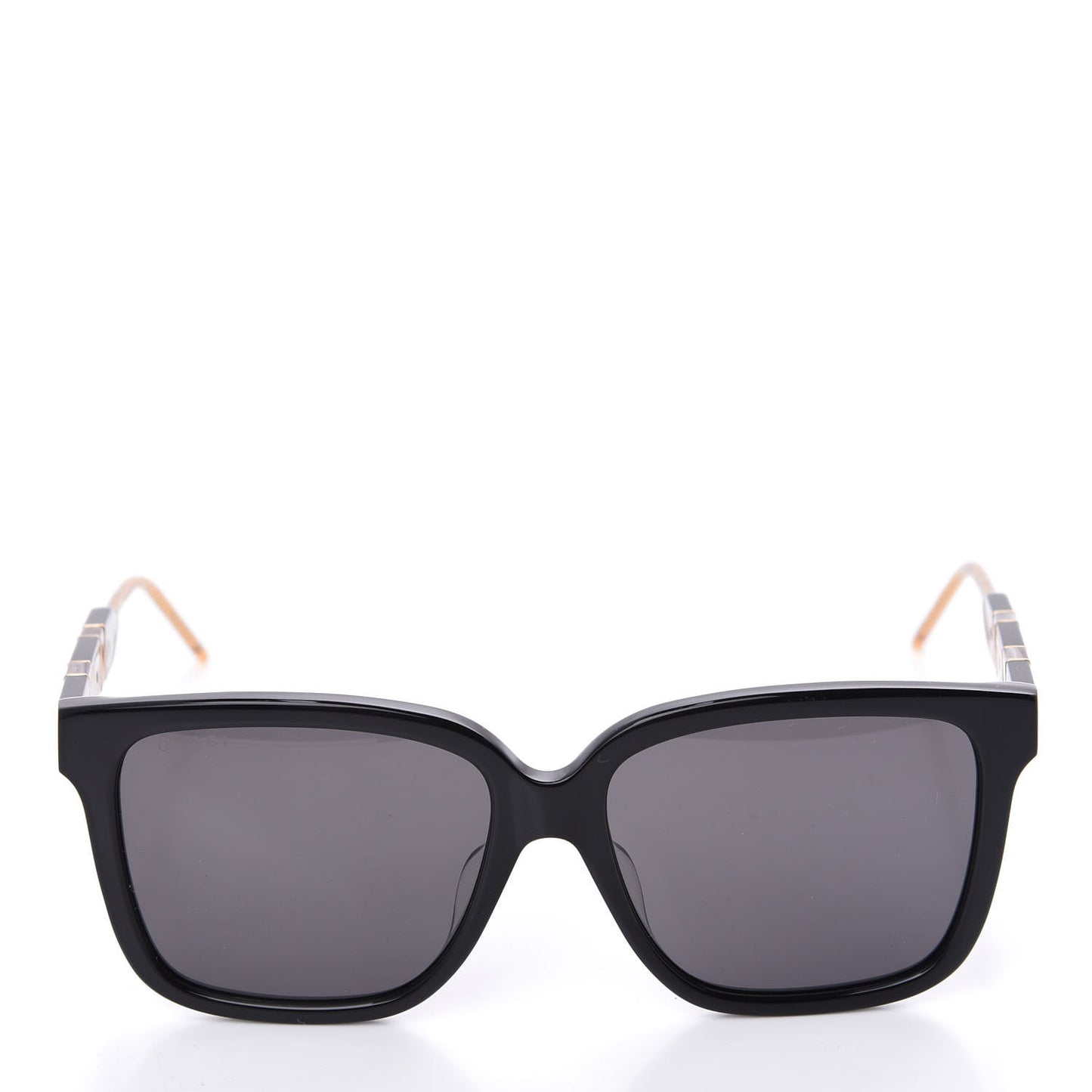 Acetate Square Sunglasses GG0599SA Black Tortoiseshell Pearlescent