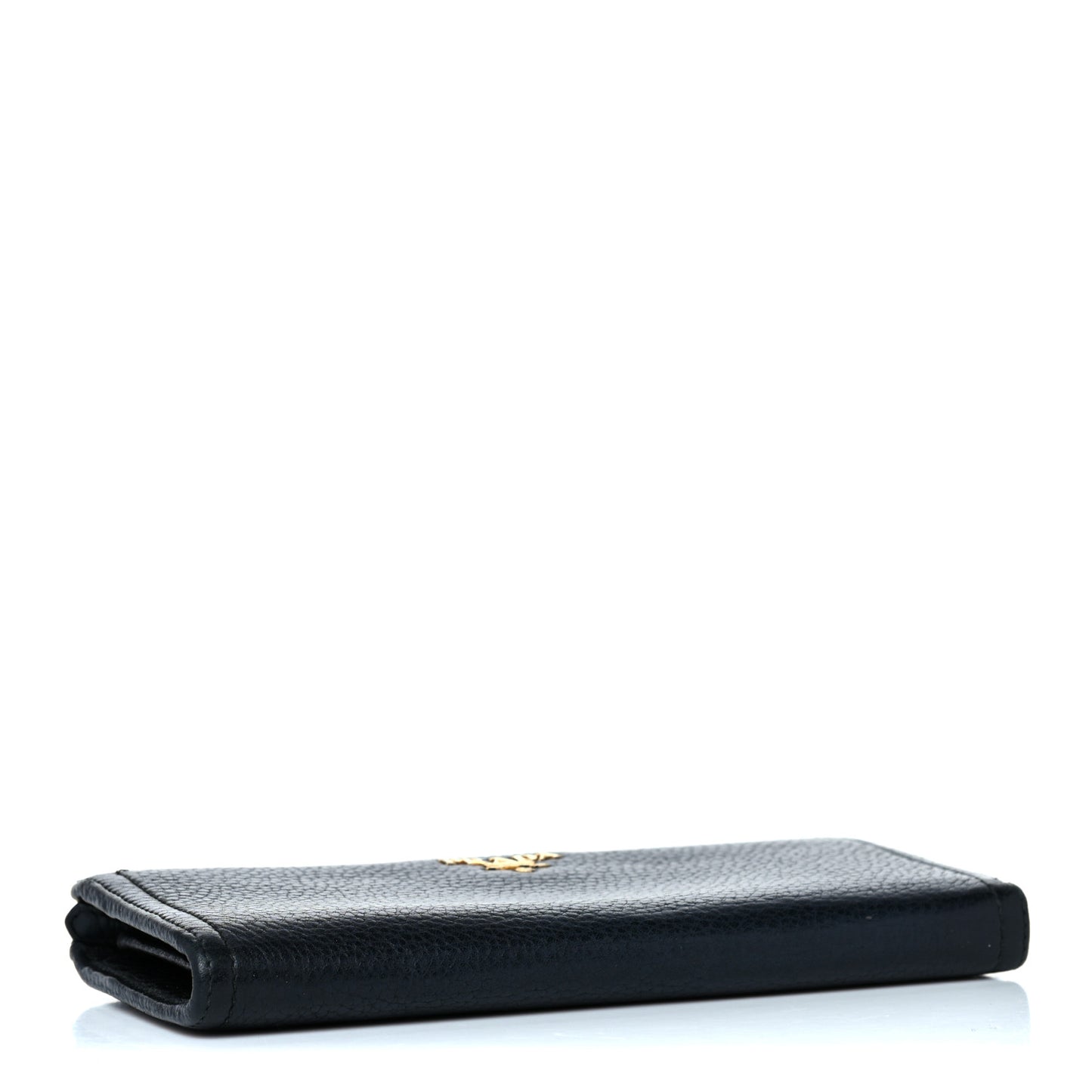 Vitello Daino Zip Around Wallet Nero Black