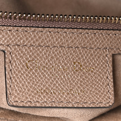 Christian Dior Grained Calfskin Saddle Bag Warm Taupe 6 of 10