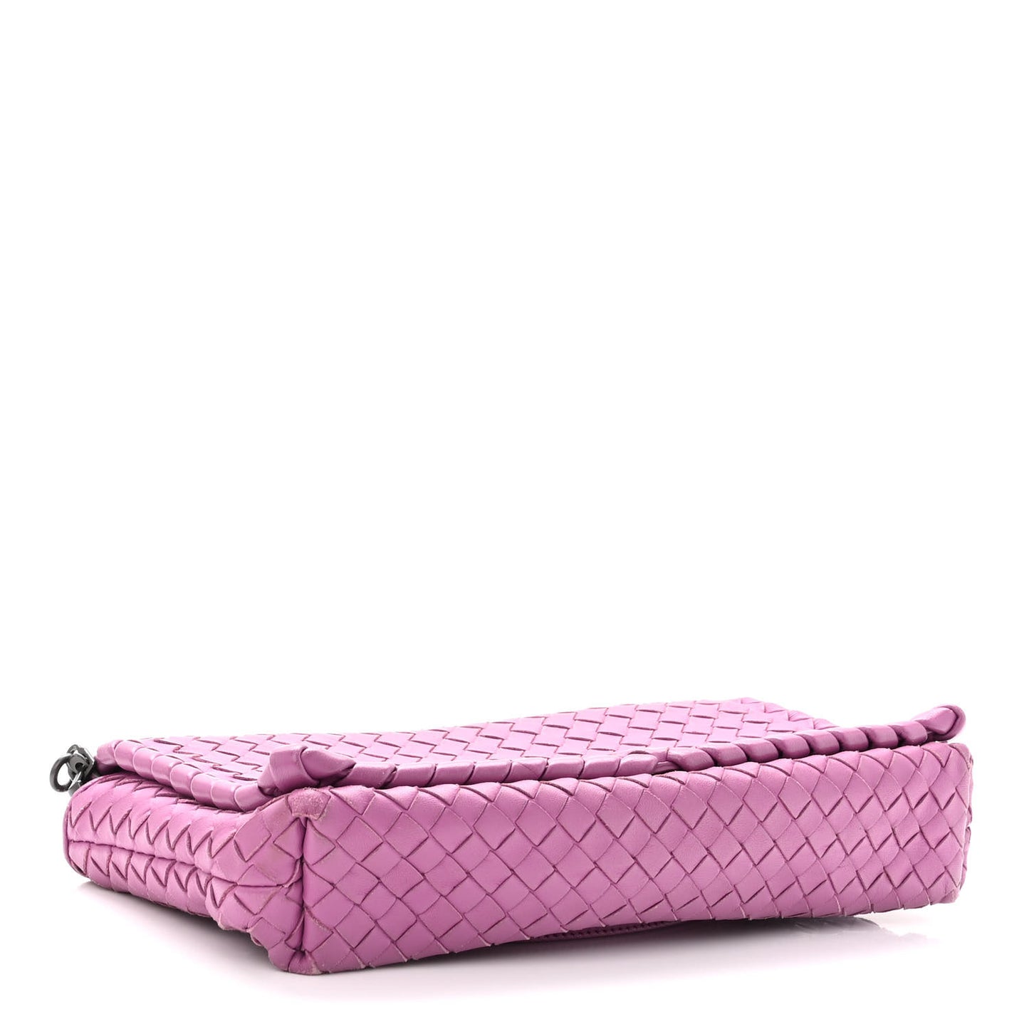 Nappa Intrecciato Dahlia Clutch Crossbody Peony