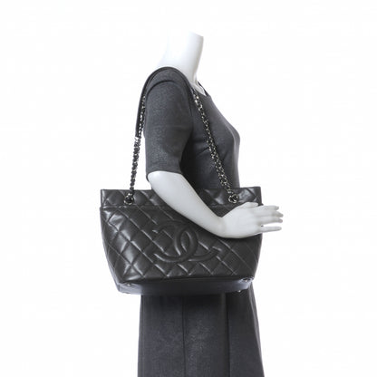 Chanel Caviar CC Timeless Soft Tote Grey 2 of 7