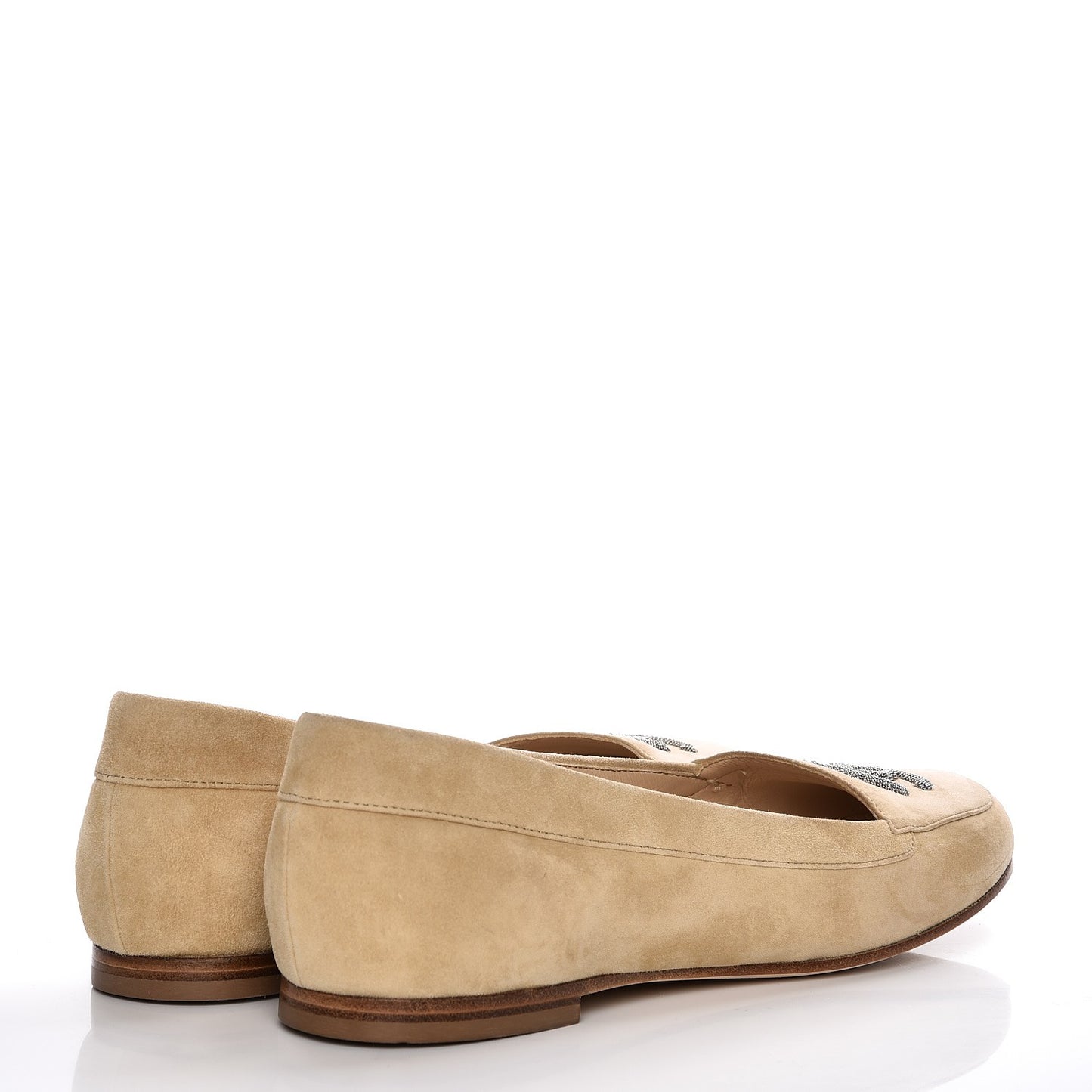 Kid Suede CC Flats 40 Beige