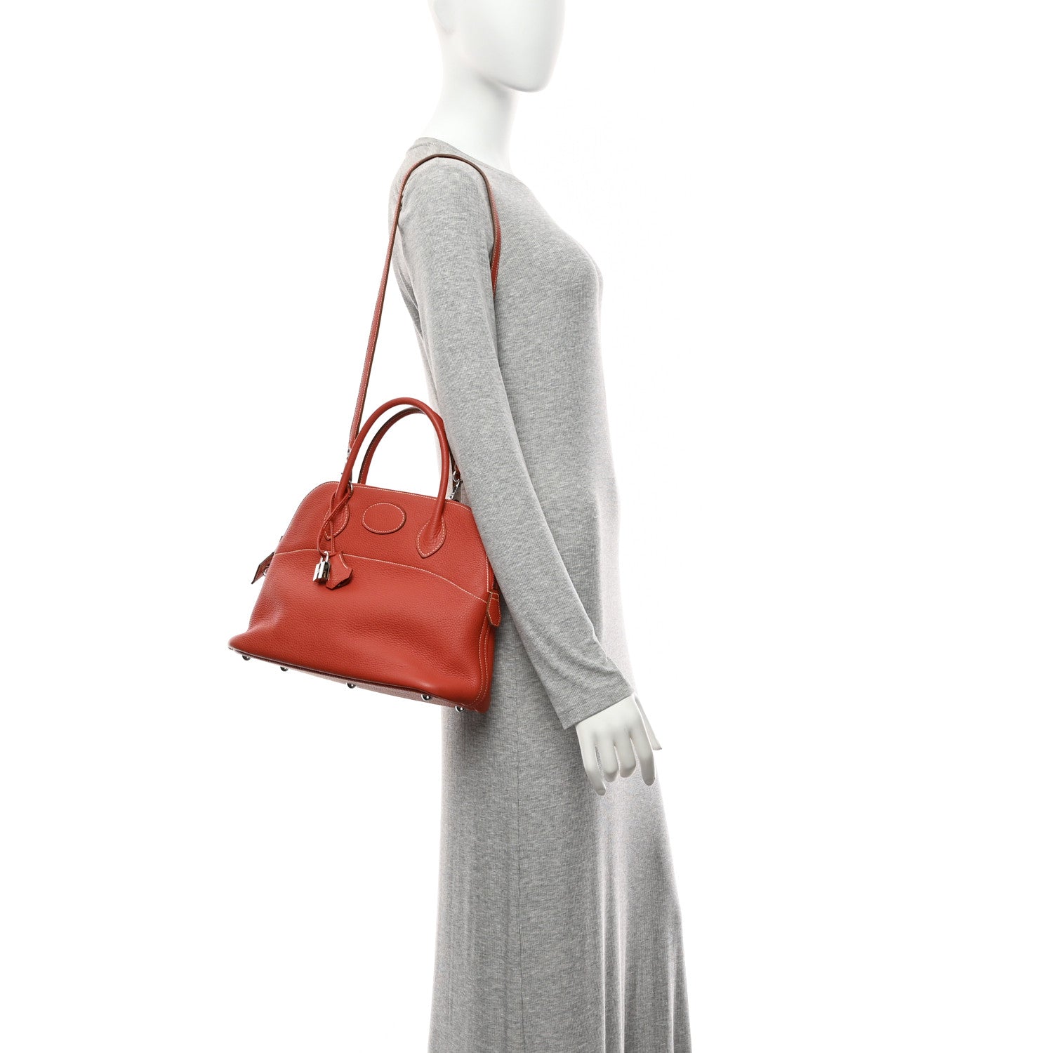 Hermes Taurillon Clemence Bolide 31 Rouge Pivoine 1841401