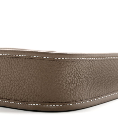 Hermes Taurillon Clemence Evelyne TPM Etoupe 10 of 11