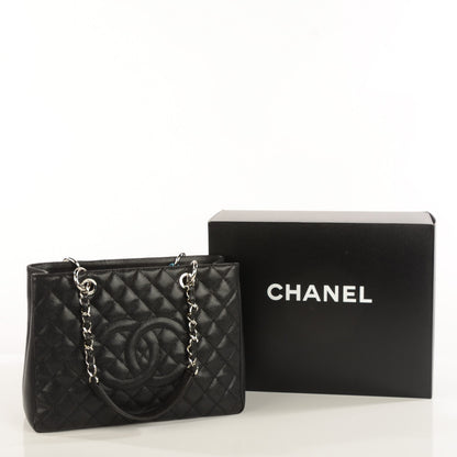 Chanel Caviar Quilted Grand Shopping Tote GST Black 8 of 8