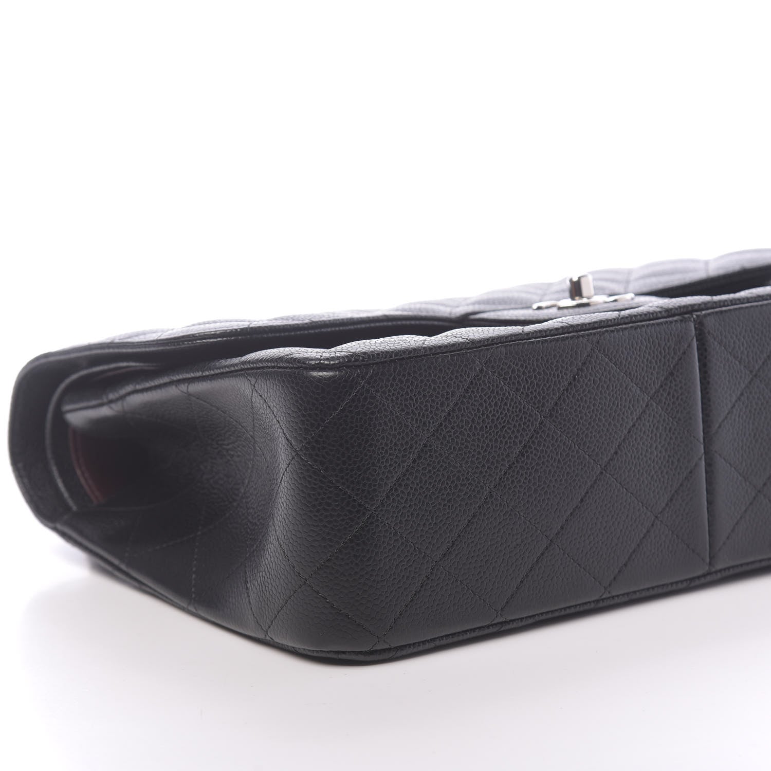Chanel Caviar Quilted Jumbo Double Flap Black 8 of 11