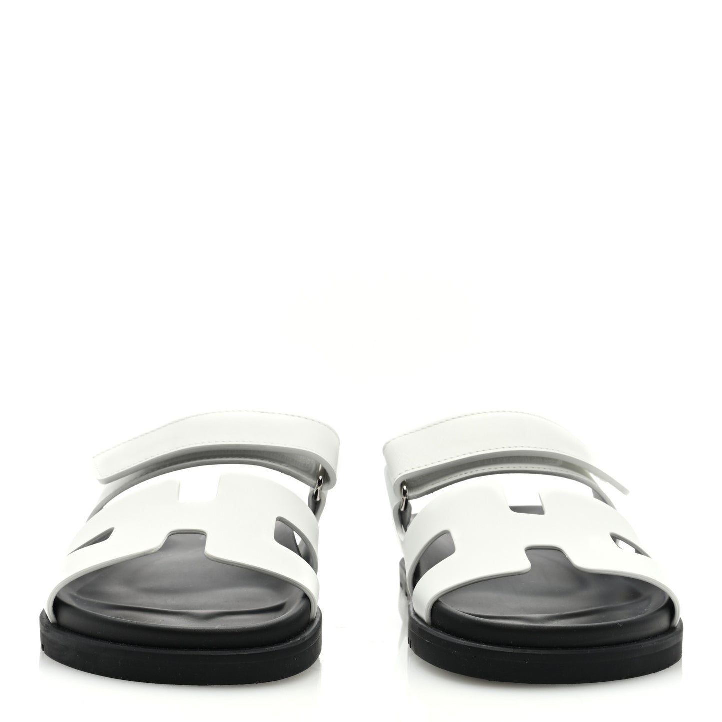Calfskin Womens Chypre Sandals 37 White