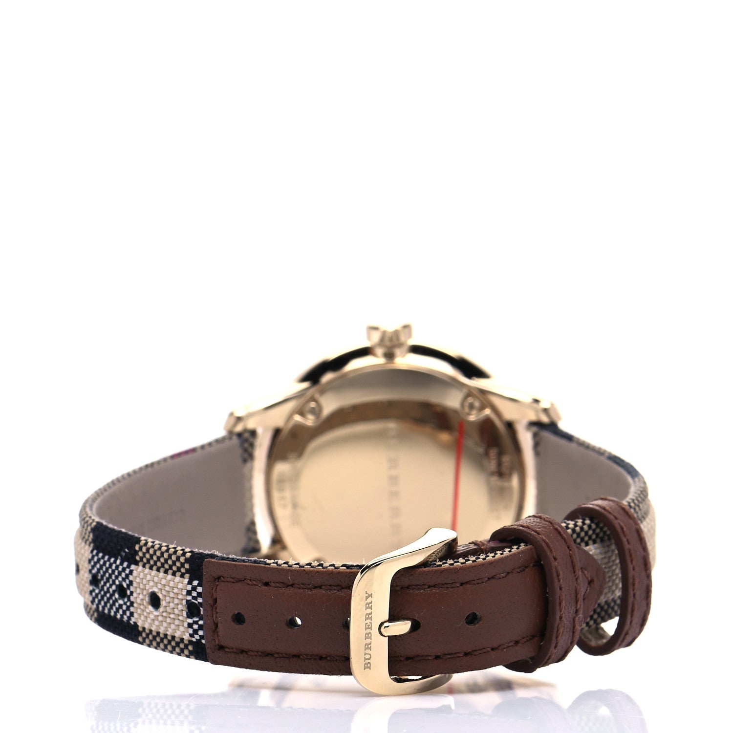 Burberry Stainless Steel Calfskin 32mm Quartz Watch Beige BU10104 3 of 4
