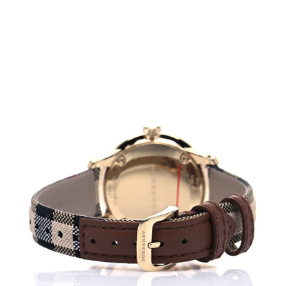 Burberry Stainless Steel Calfskin 32mm Quartz Watch Beige BU10104 3 of 4