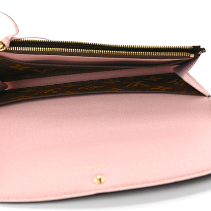 Louis Vuitton Monogram Emilie Wallet Rose Ballerine 5 of 13