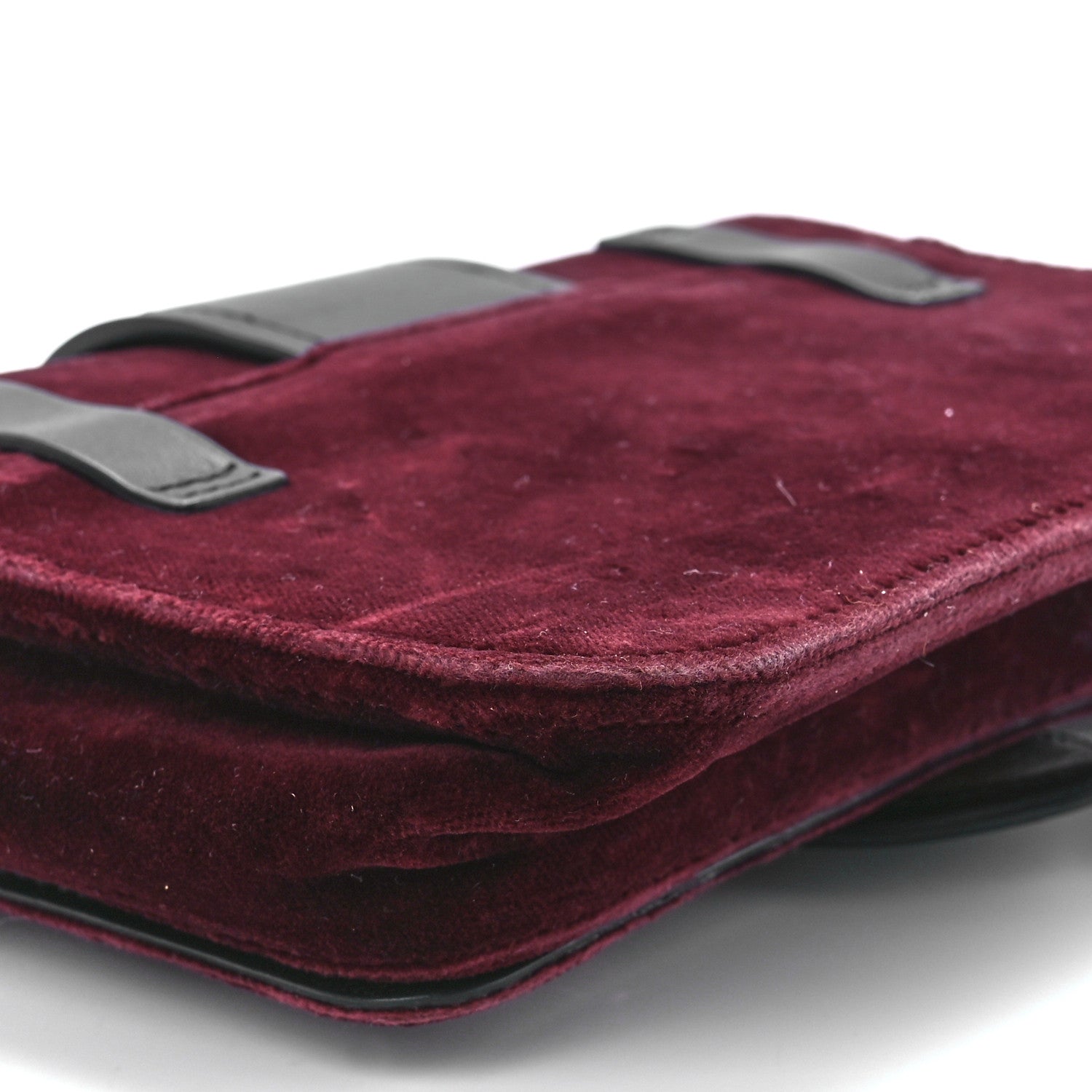 Prada Velvet City Calfskin Cahier Belt Bag Ribes Black 10 of 11