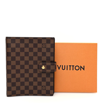 Louis Vuitton Damier Ebene Large Ring Agenda Cover 8 of 8