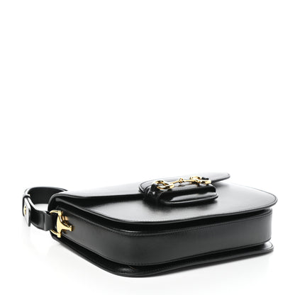 Gucci Azalea Calfskin Horsebit 1955 Shoulder Bag Black 4 of 9