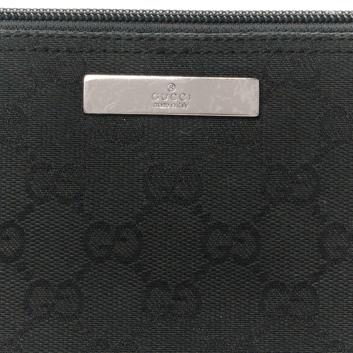 Gucci Monogram Boat Pochette Black 8 of 10