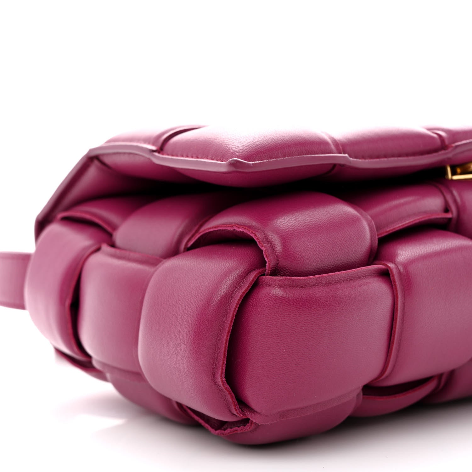 Bottega Veneta Nappa Maxi Intreccio Padded Cassette Crossbody Bag Cinnabar 9 of 10