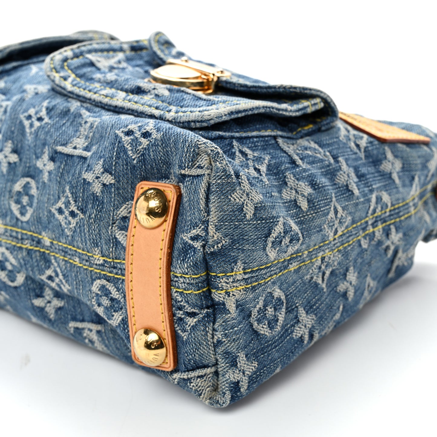 Monogram Denim Baggy PM Blue