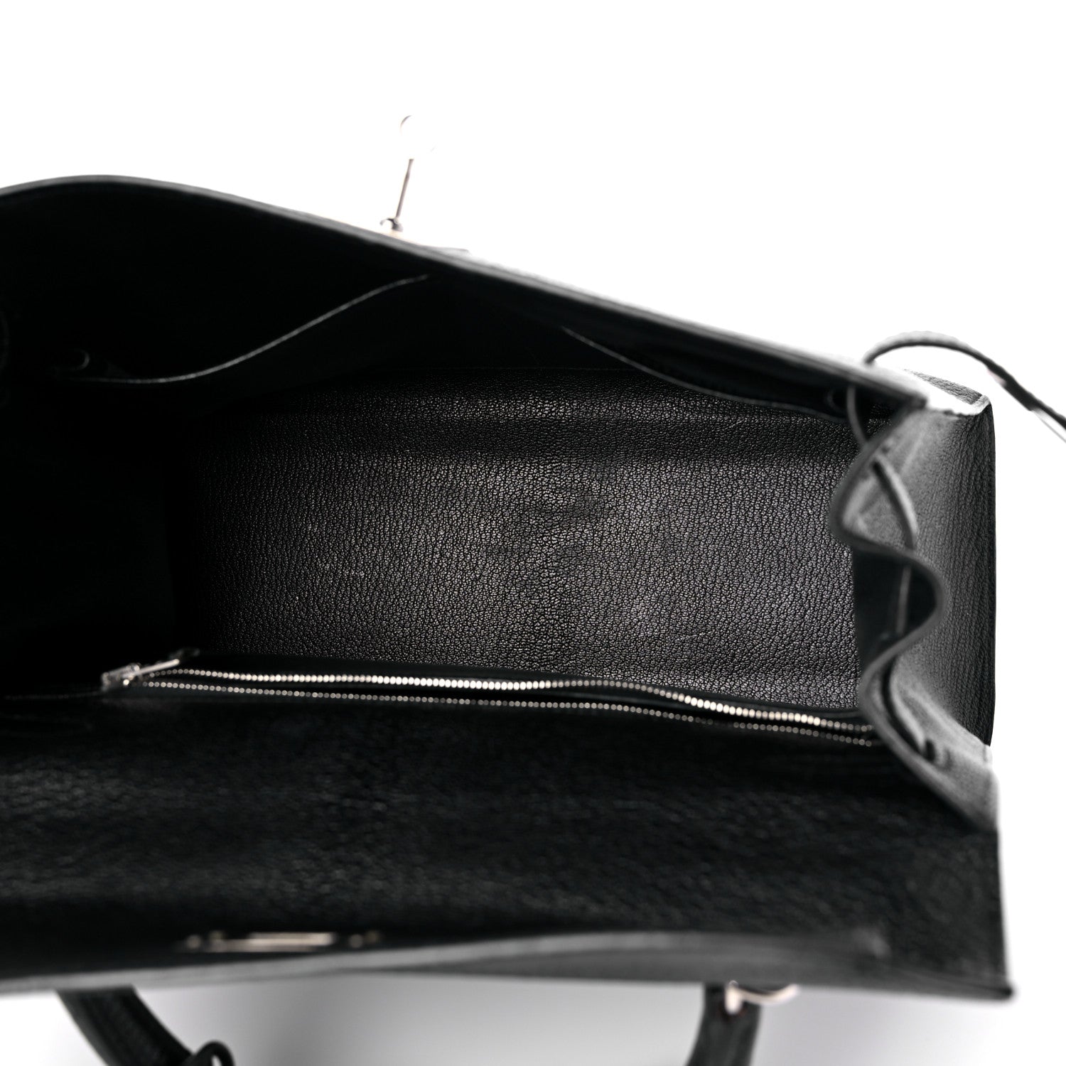 Hermes Chevre Mysore Kelly Sellier 28 Black 5 of 21