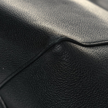 Celine Soft Grained Calfskin Small Belt Cabas Phantom Black 9 of 12