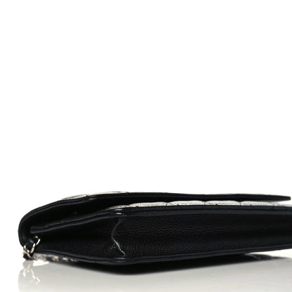 Chanel Caviar Quilted Wallet On Chain WOC Black 6 of 12