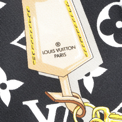 Louis Vuitton Silk Monogram Confidential Bandeau Black 3 of 6