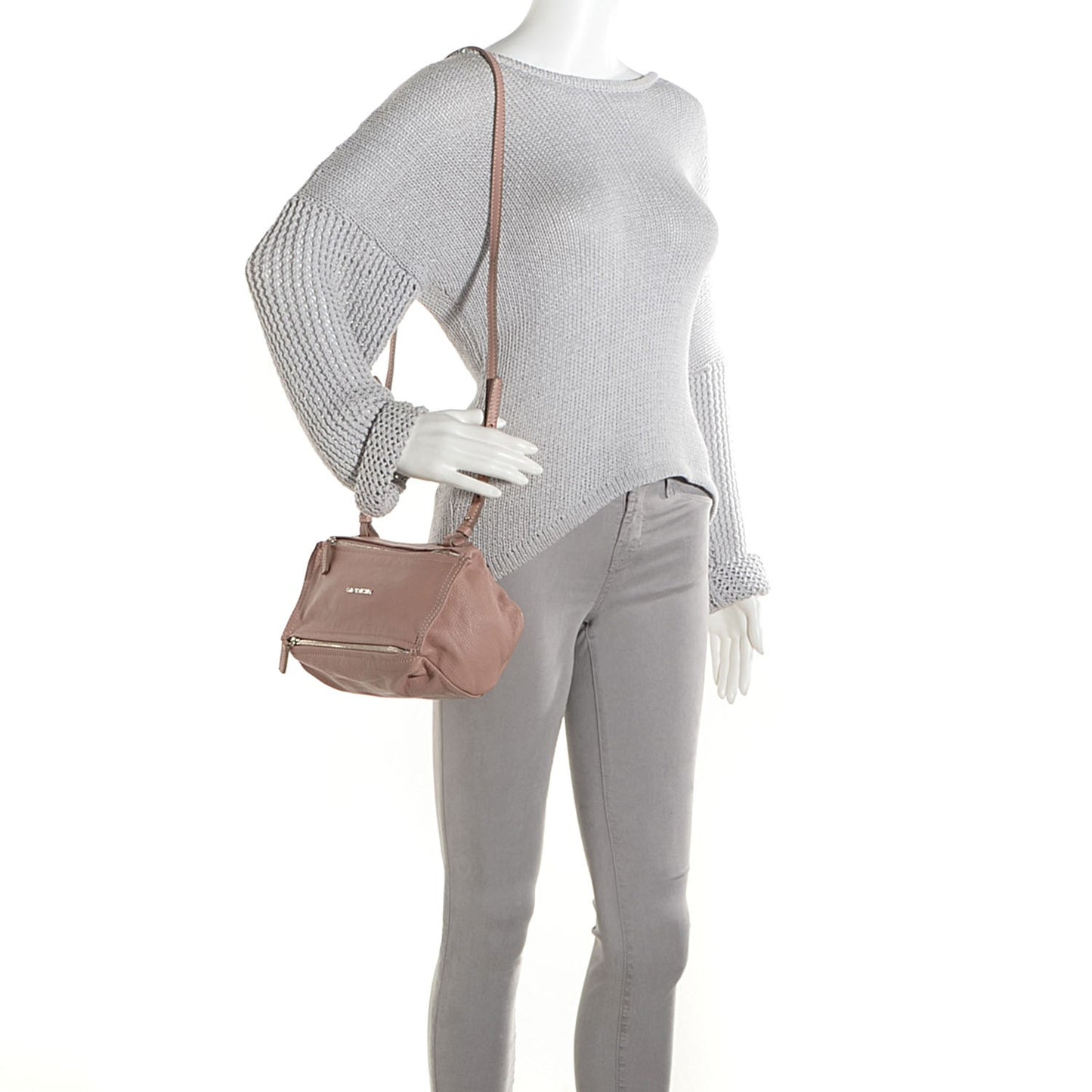 Sugar Goatskin Mini Pandora Linen