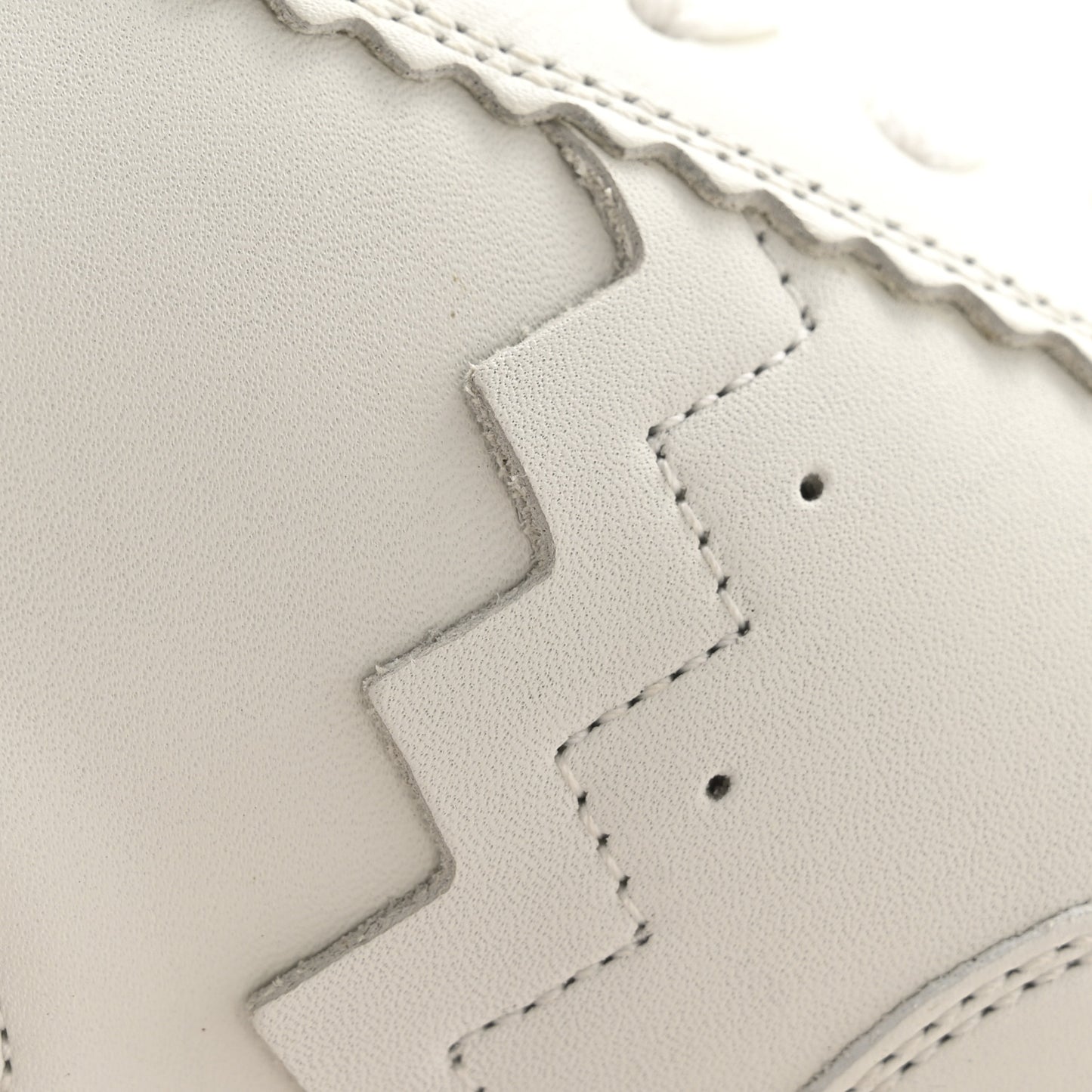 Calfskin Neoprene Womens Loubishark Sneakers 40.5 White