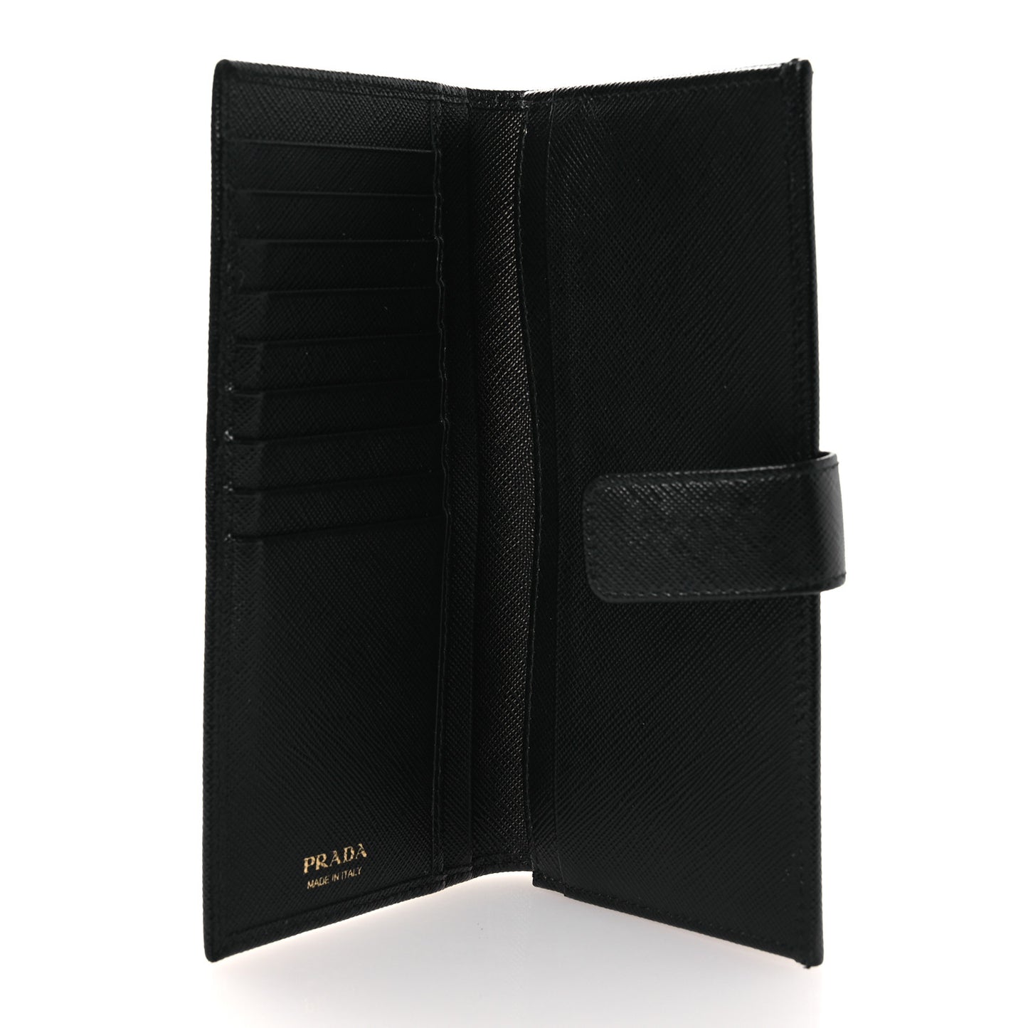 Saffiano Metal Large Wallet Black